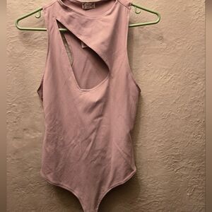 Y2K-Style Contemporary Free People Cutout Bodysuit